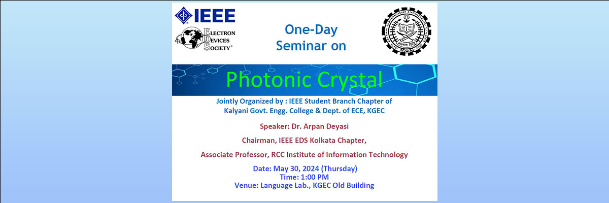 One-Day Seminar on Photonic Crystal